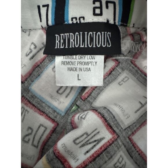 Rare Retrolicious 50s-Style A-line Skirt Periodic Table Pattern Size Large Flare - Picture 6 of 7
